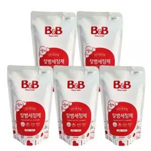 비앤비 젖병세정제 거품형 리필 400mL x 5개