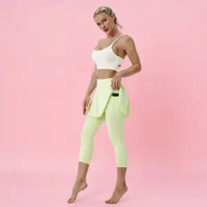 BUBBLELIME 마린 7부 네로우 스커트 팬츠 요가복 레깅스_C09 2304286