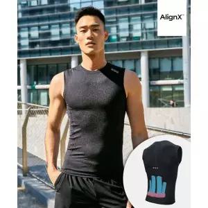 WAVEWEAR 허리테이핑 컴프레션 민소매 나시 셔츠 R10 2302415