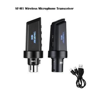 TAKSTAR SF-M1 프로페셔널 UHF 무선 송수신기 XLR 콘덴서 다이나믹 마이크용 컨버터 시스템