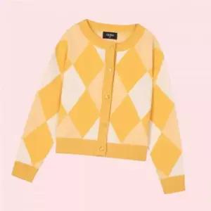 셀덴 ()컬러 체크 가디건 카디건 상의 EDCK24W01 4724847