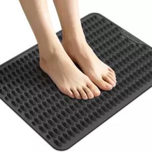 발 마사지용 지압 매트 실리콘 반사 발바닥 및 근육 이완을 위한 휴대용