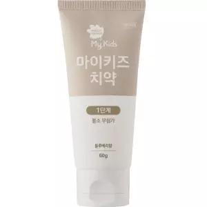 그린핑거 마이키즈 치약 1단계 무불소 블루베리향 60g 3개