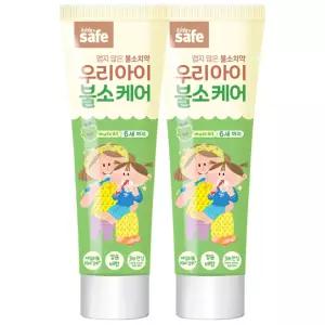 키즈세이프 우리아이 불소케어 치약 1~6세 60g 3개