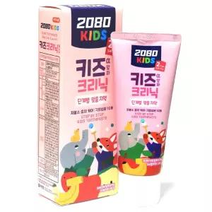 2080 키즈알파크리닉 2스텝 치약 80g 6개