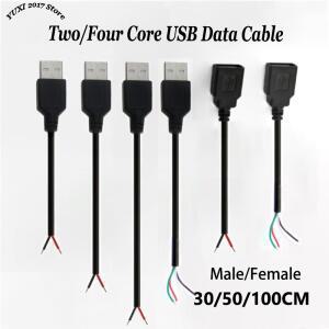 USB 수/암 헤드 이중 코어/사중 코어 충전 케이블 납땜 전원선 DIY 교체 수리용 전마그네틱기