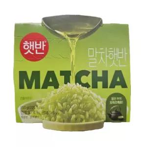 CJ 말차햇반 150g 3개 오차즈케 녹차밥 즉석밥