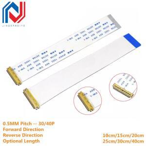 1개/몫 EDP I-PEX 0.5MM 리본 케이블 AWM 20706 105C VW-1 60V 30P 40 핀 연결 라인