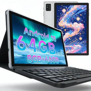 ANRY 10인치 태블릿 안드로이드 15 8GB 램 64GB 롬 옥타 코어 5000mAh 배터리 1280 HD IPS 와이파이 블루투