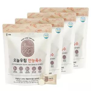 그램웰 오늘우림 만능 육수 500g 100정 지퍼백25정X4개 한알 코인 고체 동전 자연 조미료