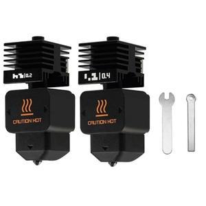 2PCS 0.4MM 0.2MM H2D / H2S A1 미니 핫엔드 키트 모든 금속 경화 강철 노즐 BAMBU LAB H2C 3D 프린터 압출기 PRINTHEAD