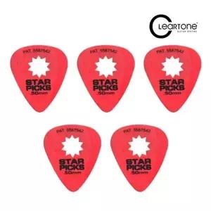 [하프클럽/]5개 PCK1 세트 0.50mm 기타액세사리 Red 피크 어쿠스