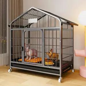 닭장 케이지 대형 병아리 닭집 닭키우기 조립식 61x44x65 블랙