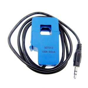 1pcs SCT013 50A / 1V SCT-013-50A 100A 50mA SCT-013-100A 비침습적 교류 센서 분할 코어 전류 변압기(100A 50mA)