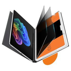 Microsoft Surface Pro 12인치 2025용 OMOTON 2팩 프라이버시 화면 보호기, 간편한 설치 트레이가 있는 스파이 방지 강화 유리, Pen 호환