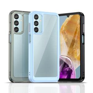 갤럭시 M35 M55 M15 M44 M34 M54 M14 Jump3 5G 4G 보호 커버 프레임 Capa Coque 용 투명 충격 방지 TPU 케