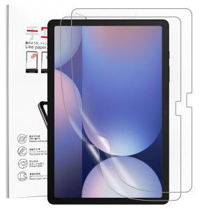삼성 갤럭시 탭 S10 플러스 / S9 FE S7 5g S8+ (12.4인치)용 Jngnpn 2팩 페이퍼필 스크린 프로텍터, 종이 위처럼 그리기, 눈부심 방지, 쓰기 및 그리기를 위한 매트 PET 필름, 터치 감지