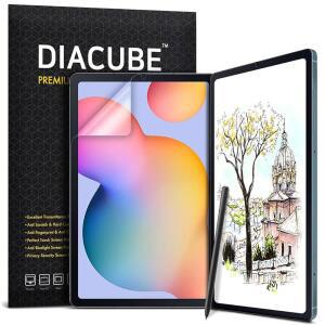 디아큐브 [1+1 팩] 삼성 갤럭시 탭 S10 FE / S9 10.9 인치, 페이퍼필 스크린 프로텍터 1pc + 눈부심 방지 1pc, 블루 라이트 컷 필터가 장착된 매트 지문 필름, S펜과 호환 가능