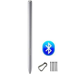 삼성 갤럭시 탭 S7 펜(블루투스 포함) 교체용 I S7+ 5G 모든 버전 스타일러스 펜 팁(실버)