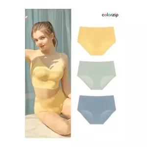 하이웨이스트 골지 프리컷 팬티 3종 SET