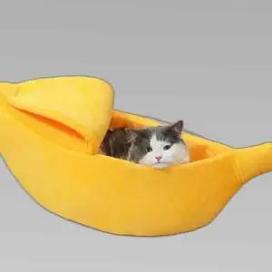 고양이 바나나하우스 반려동물 하우스 고양이침대 XL