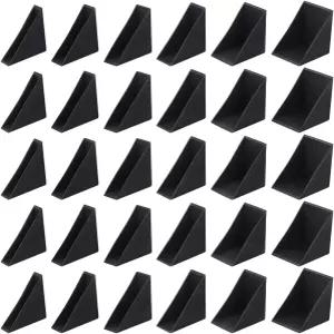 베네크리에이트 36Pcs 6사이즈 삼각형 프로텍터 반투명 플라스틱 코너 가드가 프레임 미러 세라믹 유리