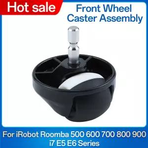 유모차 바퀴 교체  iRobot Roomba 용 전륜 캐스터 어셈블리 500 600 700 800 i7 E5 E6 900 시리즈 무 지향