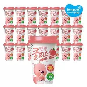 [동원] 소와나무 쿨피스 에이드 복숭아 300ml x 24개