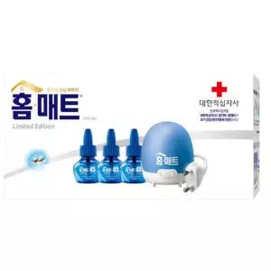 헨켈 홈매트 대한적십자사 에디션 코드형 훈증기 + 리필 3입 (CP)