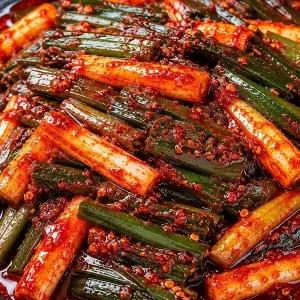 [청정명품김치]전통 남도식 대파김치 1kg 100%국내농산물 무조미료 무첨가물 프리미엄 김치