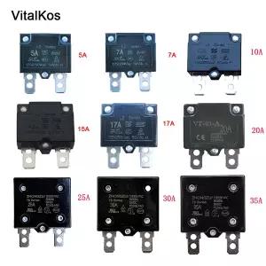 유모차 바퀴 교체 VitalKos전기 자동차장난감 바이크 오토바이 스위치 퓨즈 파워 휠 예비 부품 5A 10A 15A