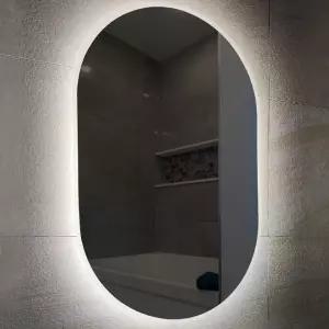직타원 확산 LED 화장실 욕실조명거울 2Color LUVITZ (WD2E67E)