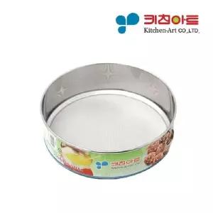 [골드스마일]스테인리스 스틸 원형 거름망 채반 고운채반 건지기