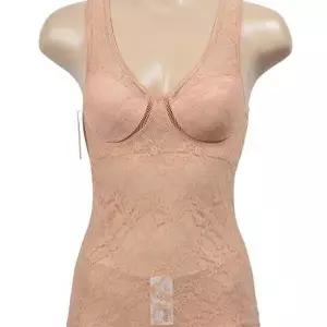 시스루 망사 플라워 매쉬테잎 몰드 브라런닝 여자-WD6B6F0