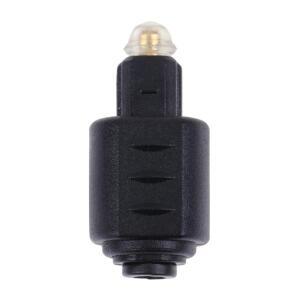 Toslink 남성-미니 3.5mm 여성 광섬유 어댑터 신호 손실 없음 광 오디오 커넥터 액세서리