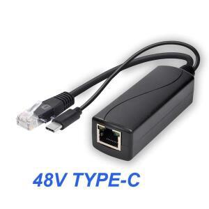 48V ~ 5V 12V POE 분배기 전원 어댑터 Hikvision Huawei Bobcat Raspberry Pi 어댑터 용 마이크로USB 타입C