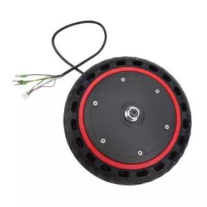 Luocute 350W 전기 스쿠터 허브 모터 M365 PRO 215mm 500RPM 방수 교체 휠 부품용 8.5인치 장착