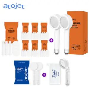 아토젯 시그니처 샤워기 + 세디필터(42개월분 바디필터 21개+헤드필터 21개)+ 여행용 샤워기 세트