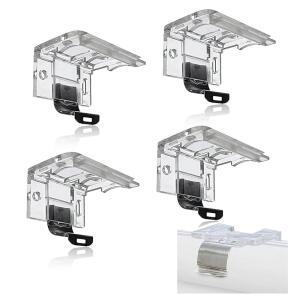 야피기 무선 블라인드용 4개의 PCS 교체 브래킷 금속 클립 장착 1인치(25MM) PVC 벌집 주름 차양 창문 홀더 하드웨어 플라스틱 헤드레일 쉽게 설치할 수 있습니다