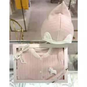 [에뜨와](센텀시티점) (말띠임신출산선물) 보운바디수트X모자세트(핑크) (07T517907S4)