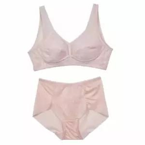 브라팬티세트 노몰드 B컵 스포츠브라팬티 노와이어속옷세트 빅사이즈브라팬티