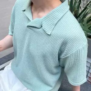와플 카라 반팔 니트 T 29121328761