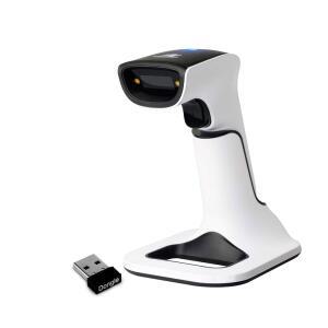 스탠드 USB 유선 무선 핸드헬드 바코드 스캐너와 POS 컴퓨터 인벤토리 시스템 노트북 태블릿과 호환 ScanAvenger 블루투스 스캐너 1D 2D QR 코드 리더기
