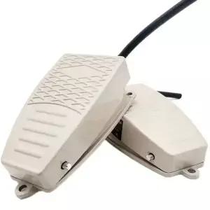 1 PCS 알루미늄 쉘 순간 전기 제어 풋 페달 스위치 5A/15A 250V AC 스폿 용접기 용 미끄럼 방지 금속 SPDT