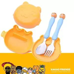 [하프클럽/알티피아]카카오프렌즈 페이스 올인원 수저포크케이스