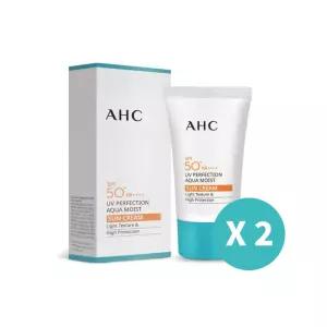 AHC UV퍼펙션 아쿠아 모이스트 선크림 50ml 1+1 세트
