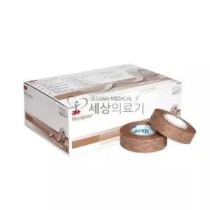 3M 의료용 마이크로포어 살색종이반창고 1533-0(24ea) 3M 3M반창고 마이크로포