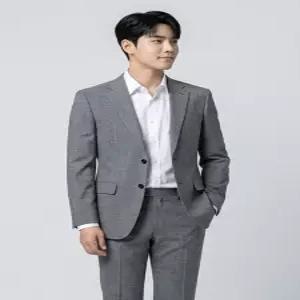by파크랜드 그레이 폴리 혼방 스트레치 수트셋업-A6DB2310421B A6XI2310387B1316563