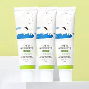 라운드랩 3개 SET 자작나무 무기자차 선크림 50ml SPF 50+ PA++++