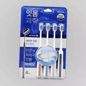 메디안 잇몸과학 칫솔 4입
